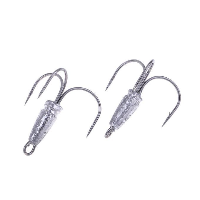5 Pieces  Hooks Treble Hook Fish Hooks For  Baits Mixed B