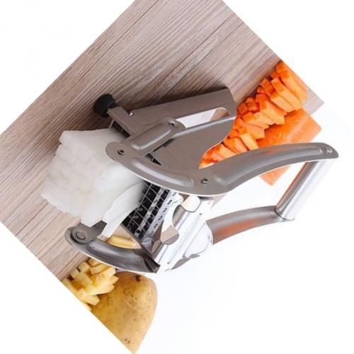 Stainless Steel Home Kitchen Potato Chipper French Fries Slicer Chip Cutter