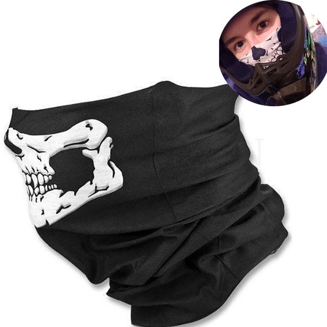 Cool Tubular Skull Ghosts Ghost Mask Bandana Motor Bike For
