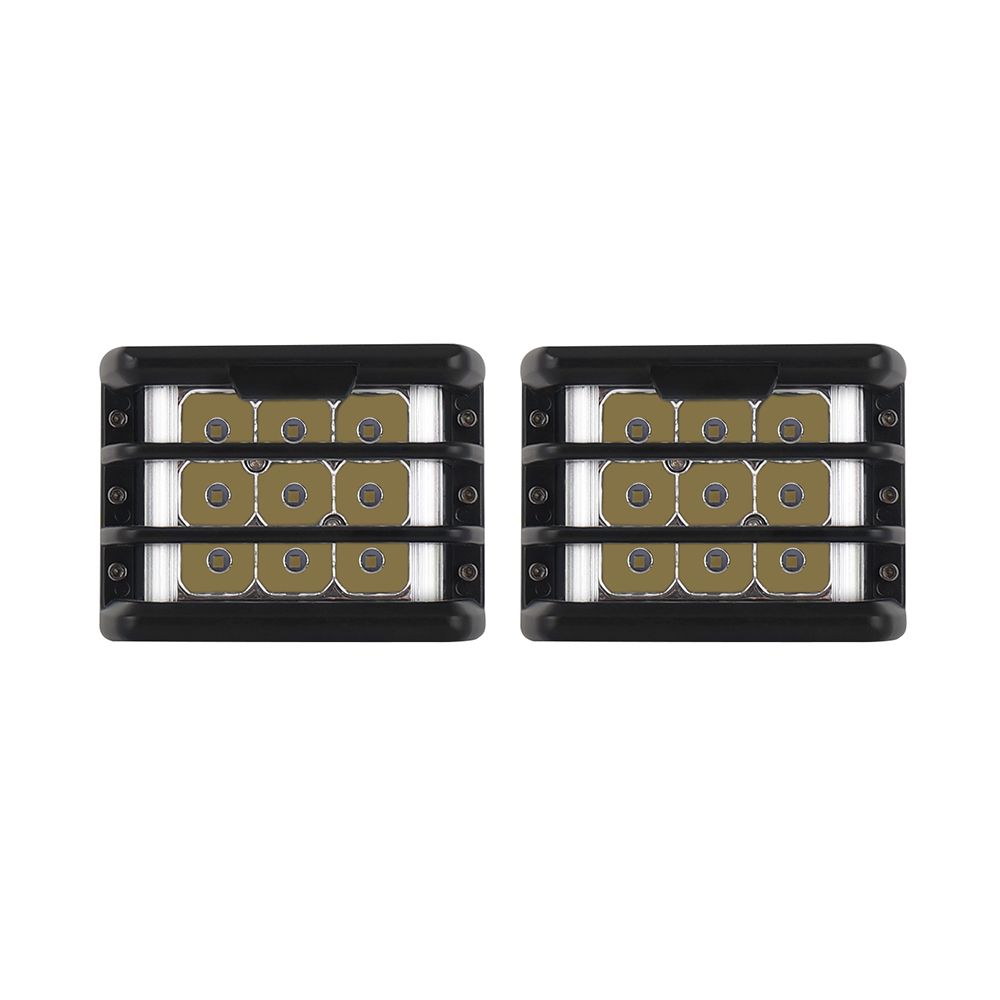 Pair Of 4inch 36W LED Light Bar Work Light Side Shooter Turn