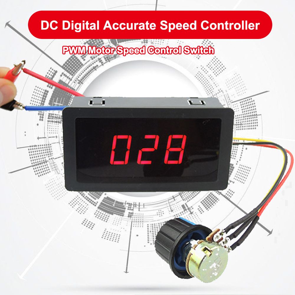 Direct-Current Speed Controller 24V Digital  Motor Speed