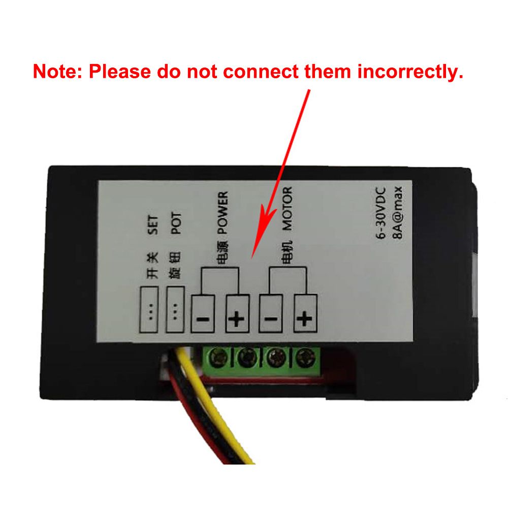 Direct-Current Speed Controller 24V Digital  Motor Speed