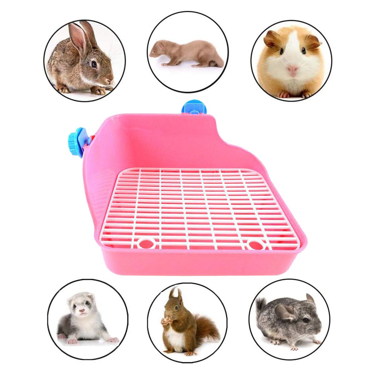 Rabbit Litter Box Toilet Plastic Cage Potty Trainer For