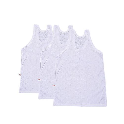 Children Singlets Underwear Girls White Singlets (3 In 1 Pack)