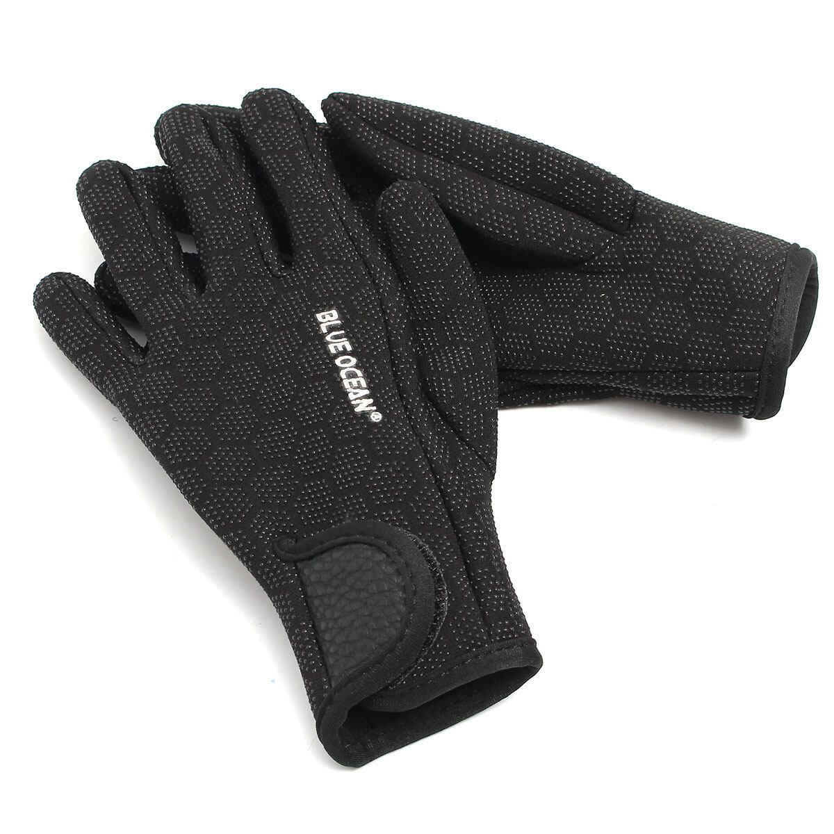 2x 1.5mm Scuba Neoprene Warm Flexible Diving Swimming For Spearfishing Black Black