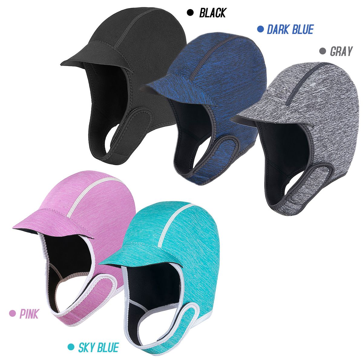 Neoprene Diving Cap Thermal Snorkeling Wetsuit Hat Warm