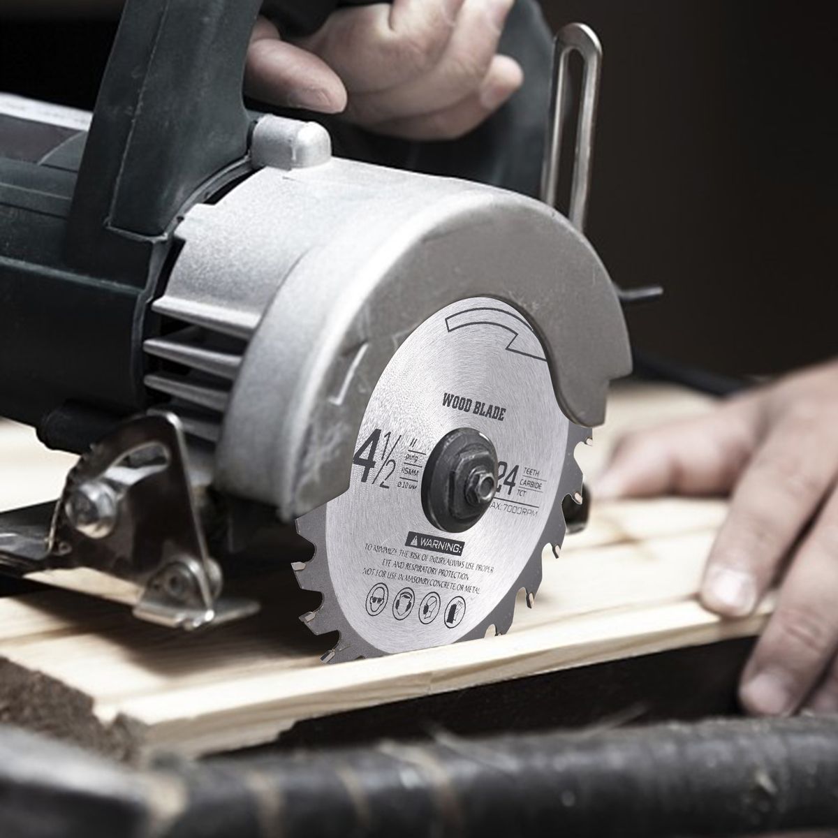 24T-TCT Wood Cutting Disc 115mm*10mm Circular Alloy Steel
