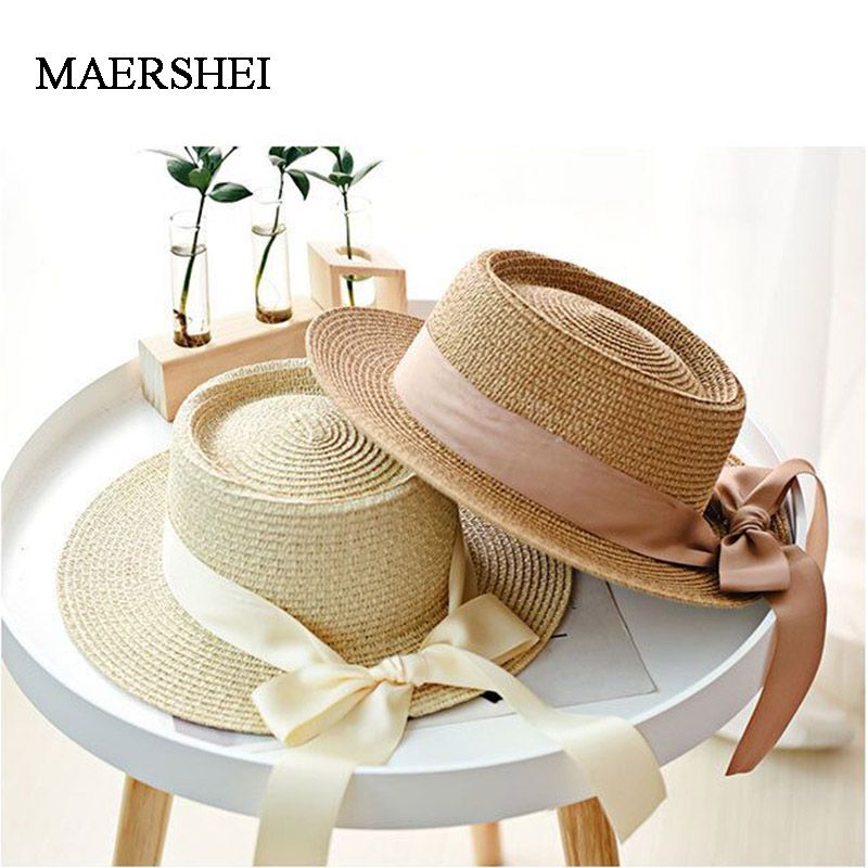 （56-58cm）（56-58cm）（Khaki）2020 Simple Summer Women's Beach Hat Female Casual Panama Hat Lady Bra RA