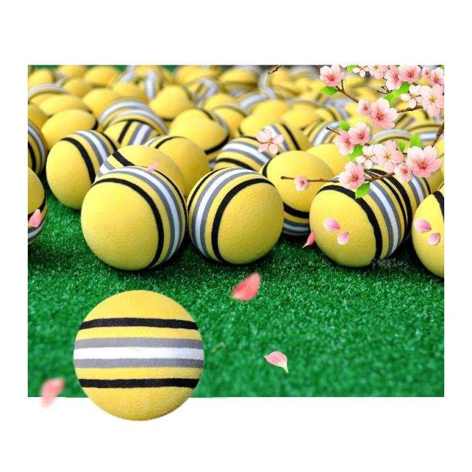 New 10Pcs Golf Swing Training Aids Indoor Practice Sponge Foam Yellow