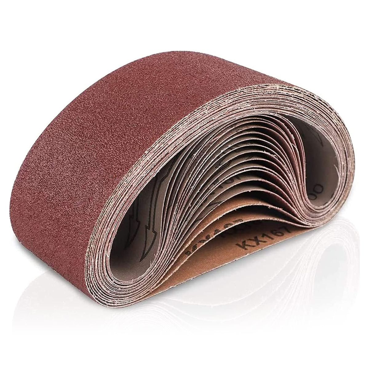 3 X 18 Inch Sanding Belts (76x457mm), 18 Per Pack Aluminum