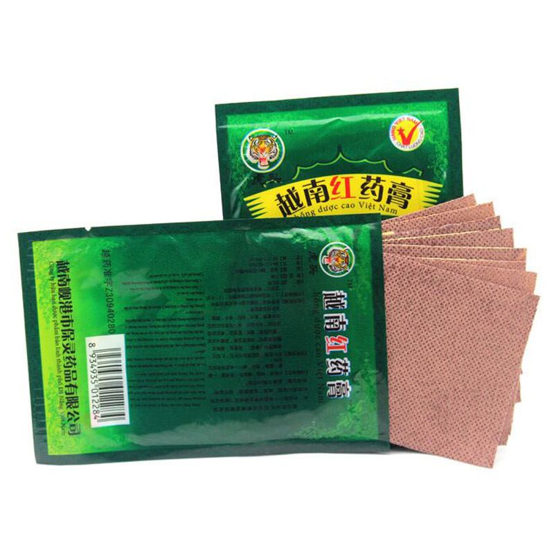 C077 Red Stiff Vietnam Joint Tiger 48Pcs/6Bags Care Balm Treatment Plaster Shoulder Relief Health Muscle Patch Pain