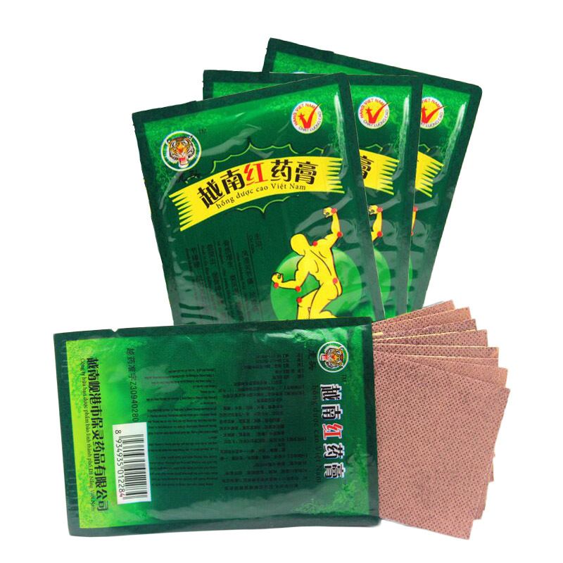 C077 Red Stiff Vietnam Joint Tiger 48Pcs/6Bags Care Balm Treatment Plaster Shoulder Relief Health Muscle Patch Pain