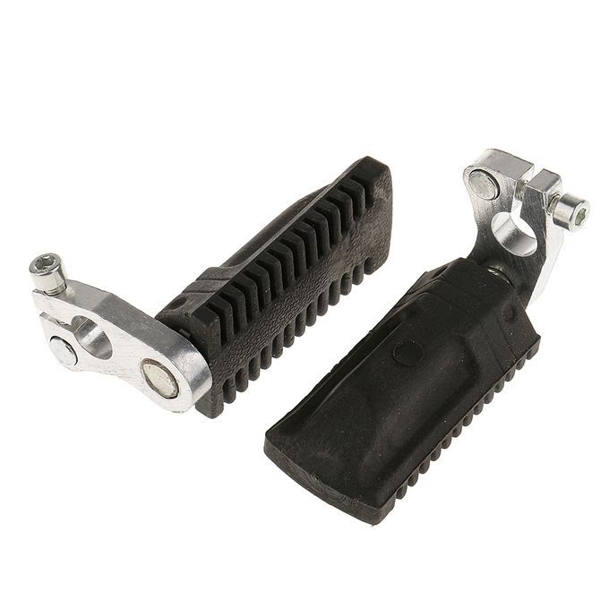 2pcs Silver Black 43cc 47cc 49cc Mini Pocket Bike Pit Bike Footpegs