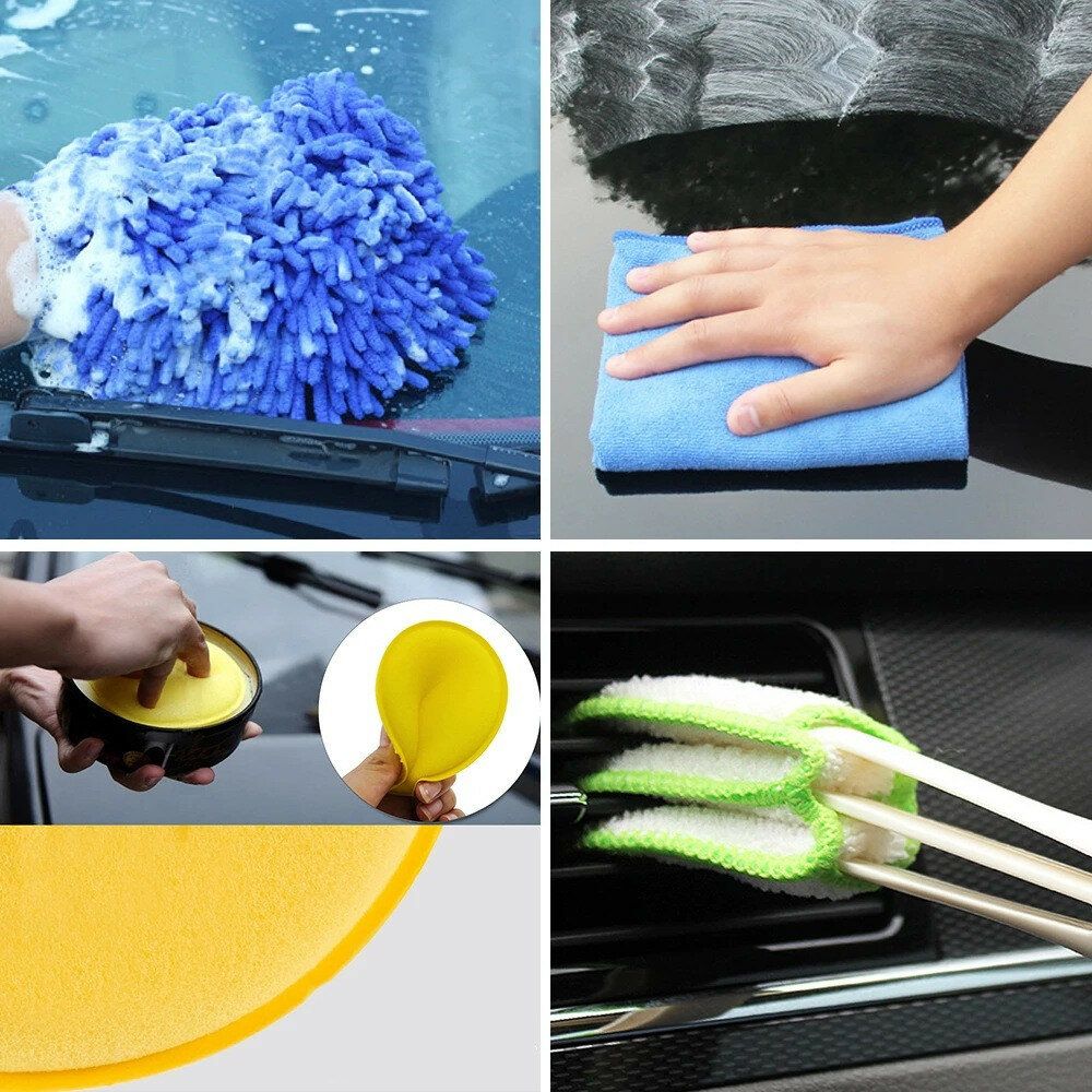 31pcs Car Wash Tools Set With Car Wash Cleaning Brush Car