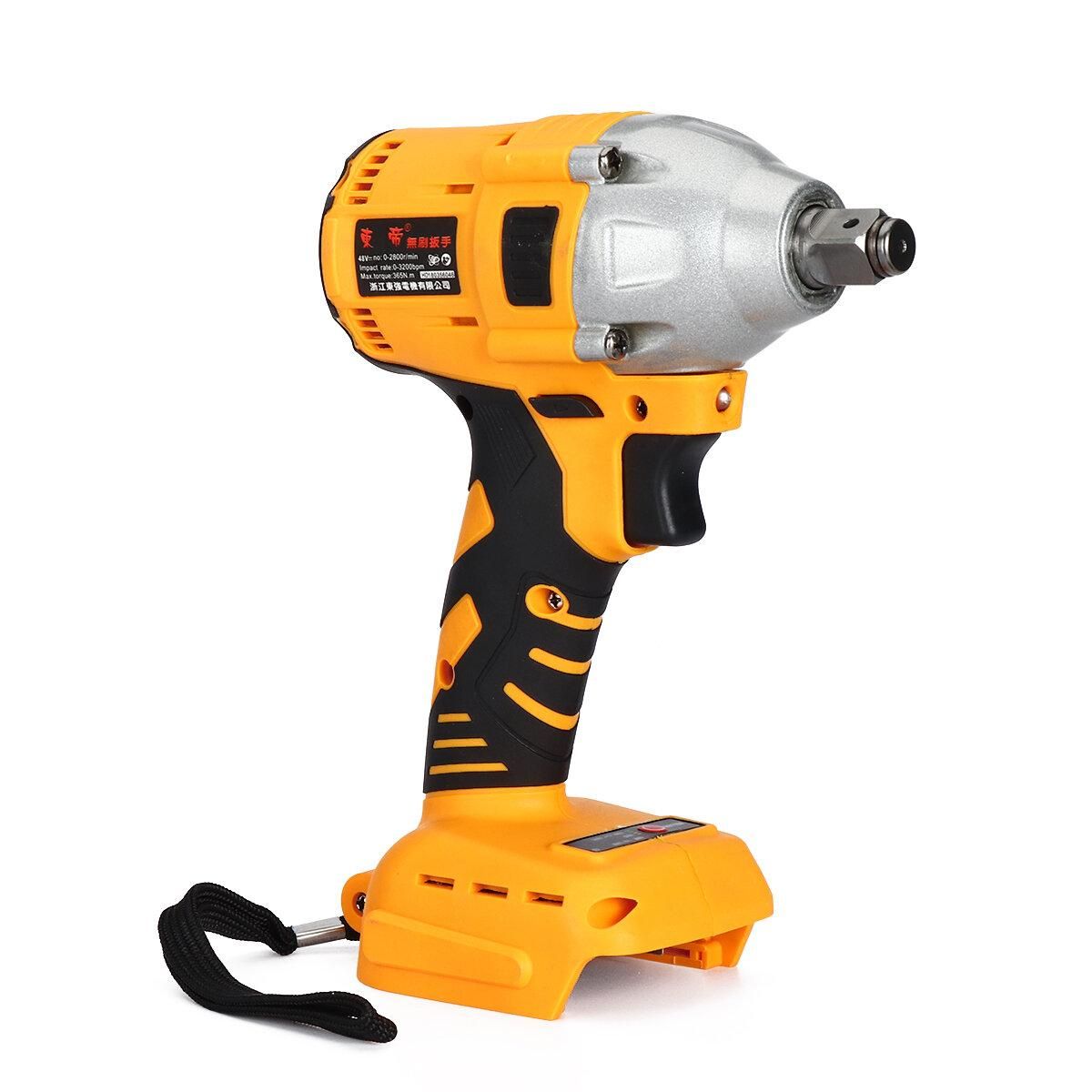 18V Cordless Brushless Impact  Electric Wrench Screwdriver Stepless Speed Change Switch For 18V Makiita Battery
