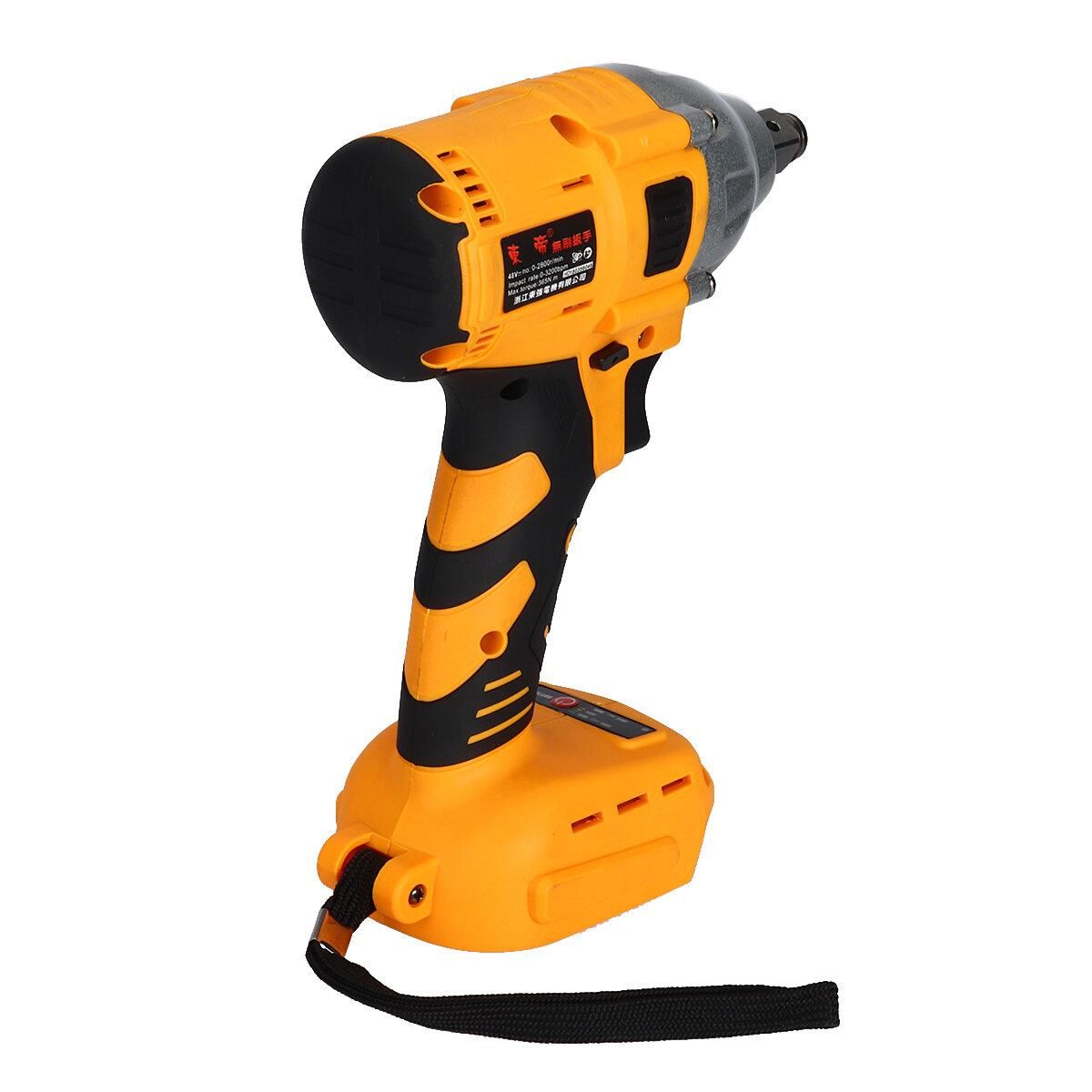 18V Cordless Brushless Impact  Electric Wrench Screwdriver Stepless Speed Change Switch For 18V Makiita Battery