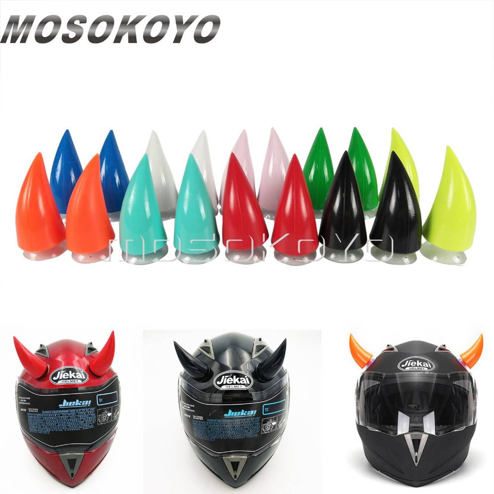 2pcs Helmet Devil Horn Outdoor Sport Capacete Devil's Horn