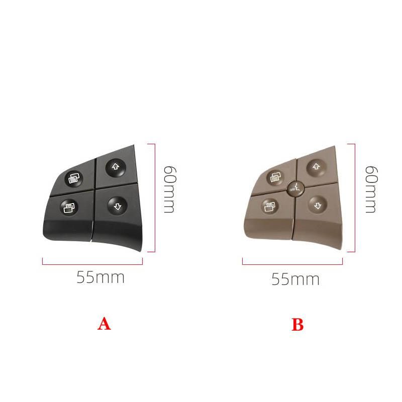 Car Multi-function Steering Wheel Switch Buttons Phone Control Key For Mercedes Benz W164 W245 W251 ML GL B R Class 300 350 400