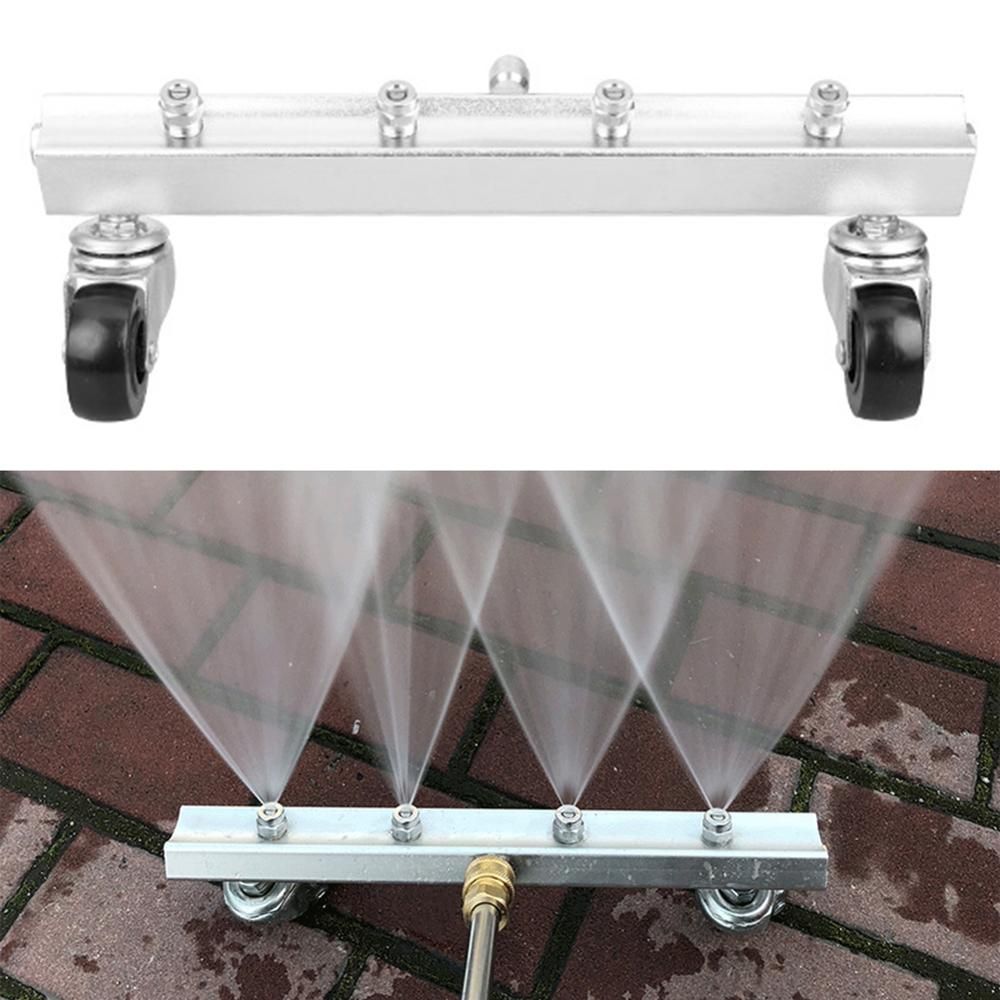4 Nozzles Pressure Washer Car Undercarriage Cleaner Under Body Chassis Water Broom Garden Watering