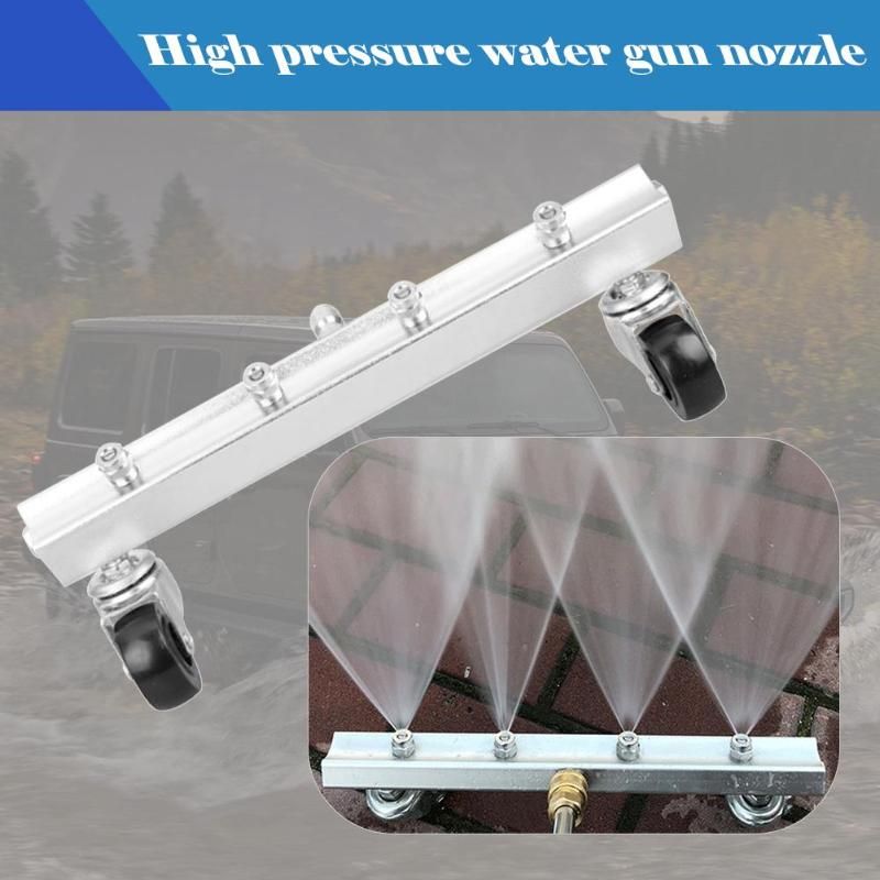 4 Nozzles Pressure Washer Car Undercarriage Cleaner Under Body Chassis Water Broom Garden Watering