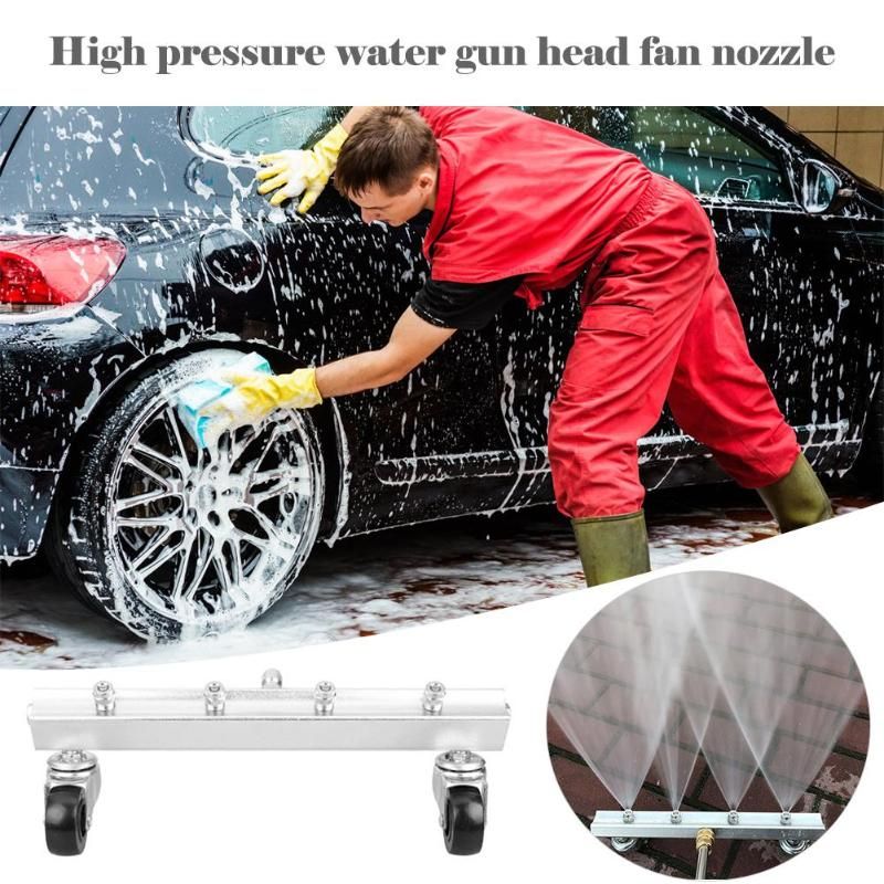 4 Nozzles Pressure Washer Car Undercarriage Cleaner Under Body Chassis Water Broom Garden Watering