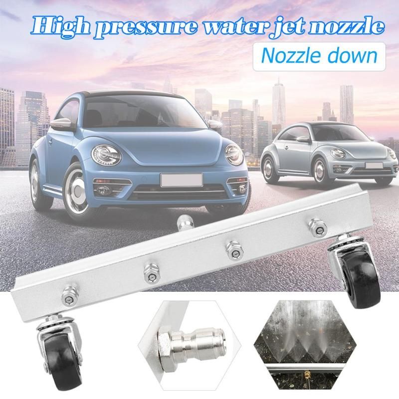 4 Nozzles Pressure Washer Car Undercarriage Cleaner Under Body Chassis Water Broom Garden Watering