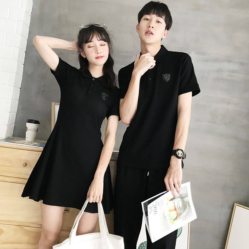Couples Wear Summer Clothes New Temperament Short-sleeved