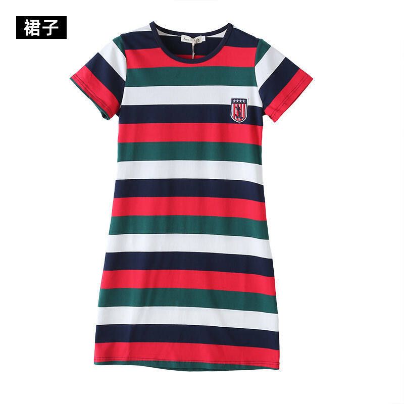 Parents And Children Wear Mother And Woman Dress Summer F