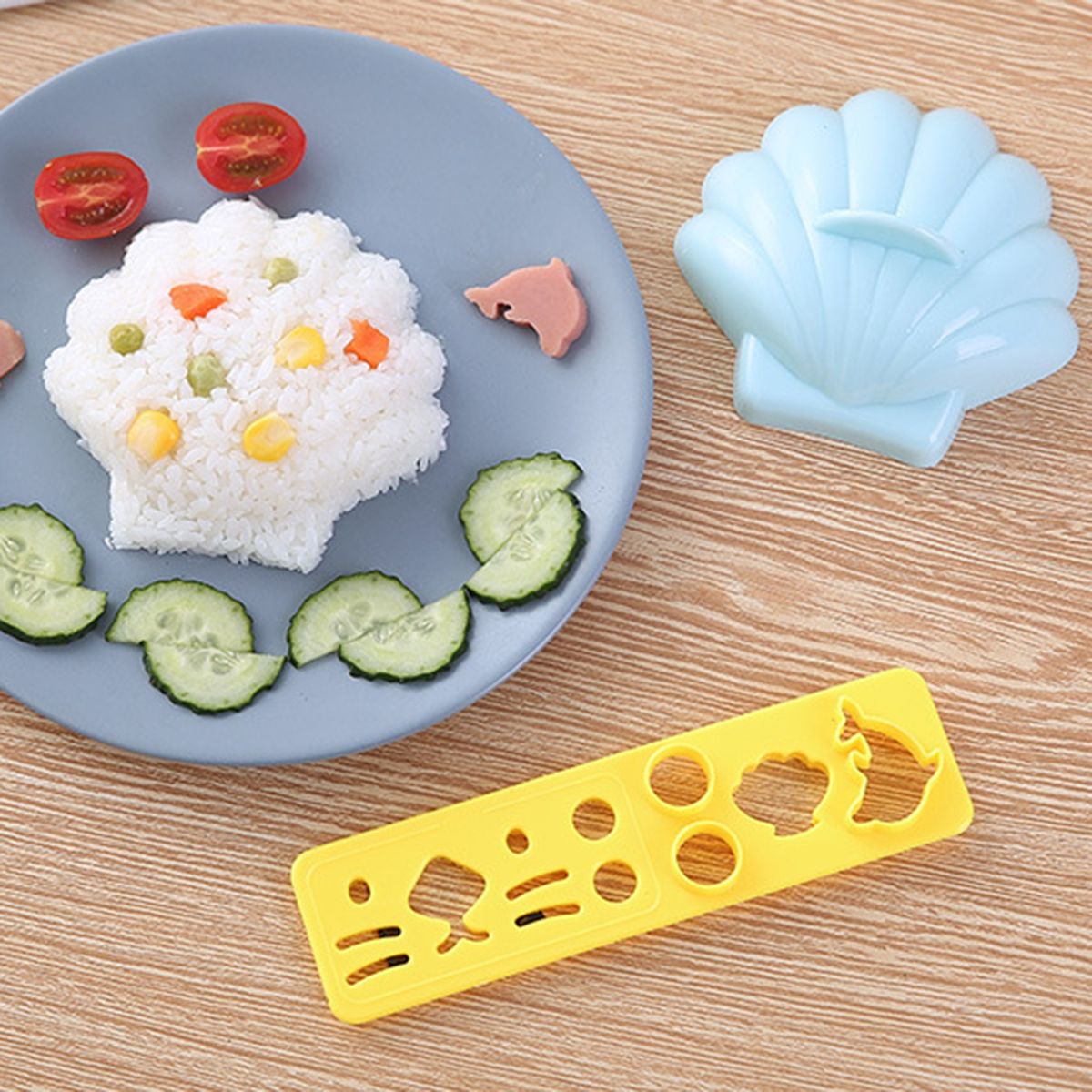 3Pcs Sushi Mold Sushi Mold Decoration Accessories Mix Color