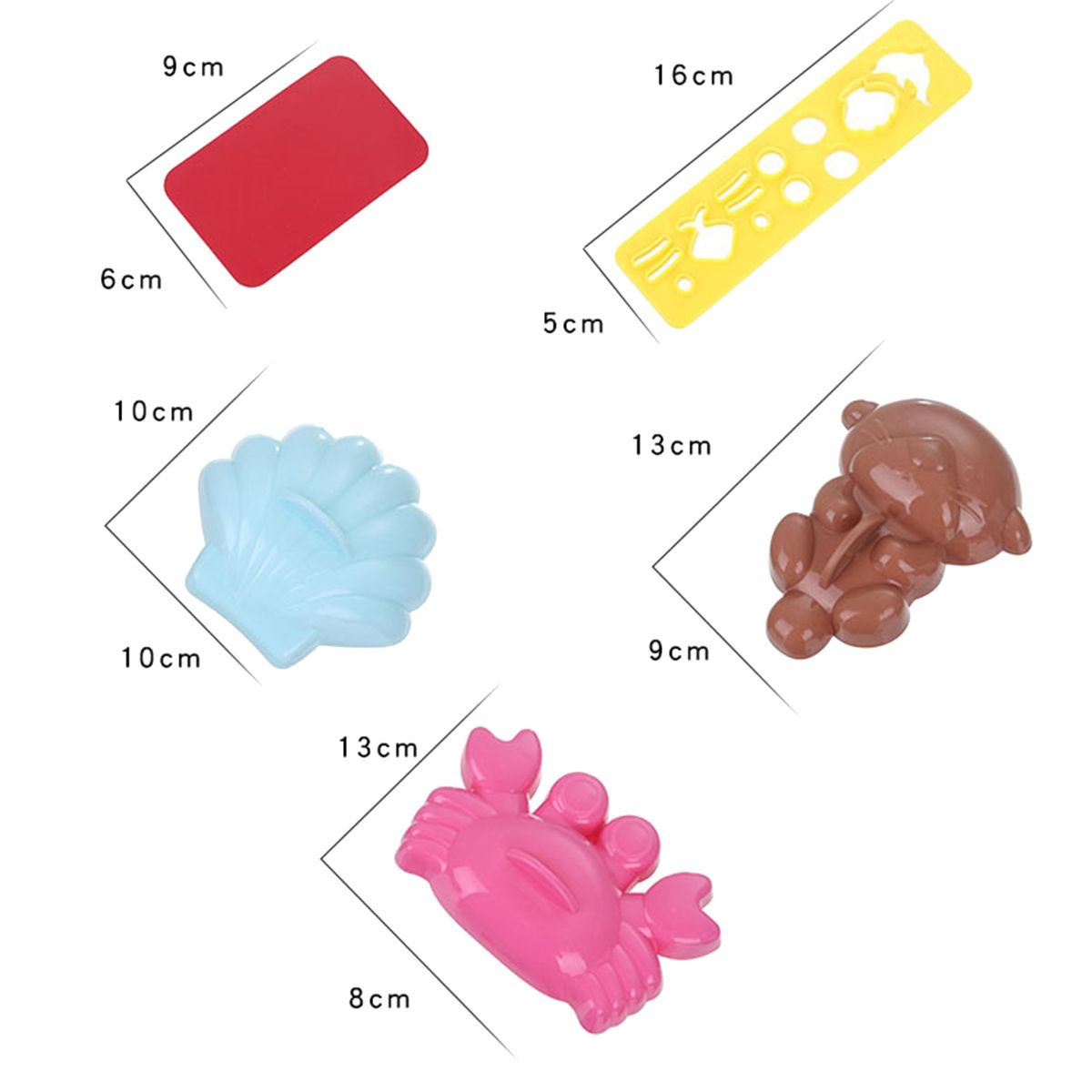 3Pcs Sushi Mold Sushi Mold Decoration Accessories Mix Color