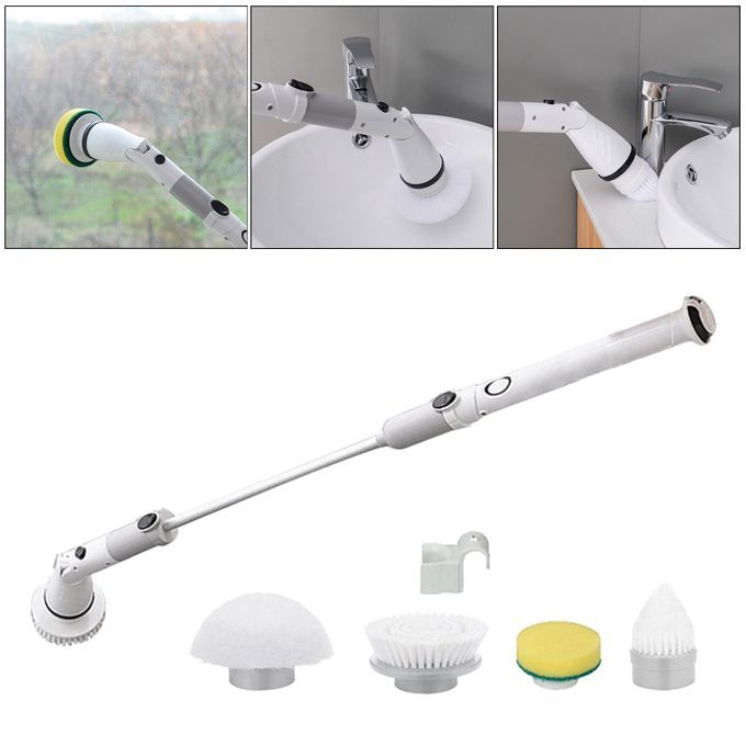 Electric Shower Scrubber 360 Degree Rotate Power Brushf Or Cleaning