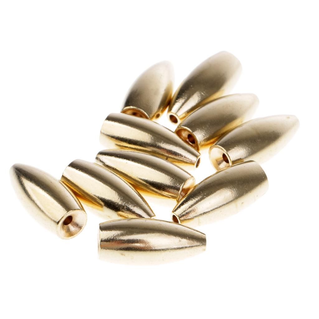 2x 10 Pcs Brass Sinker Weights  Weights Sinker 3.5 /