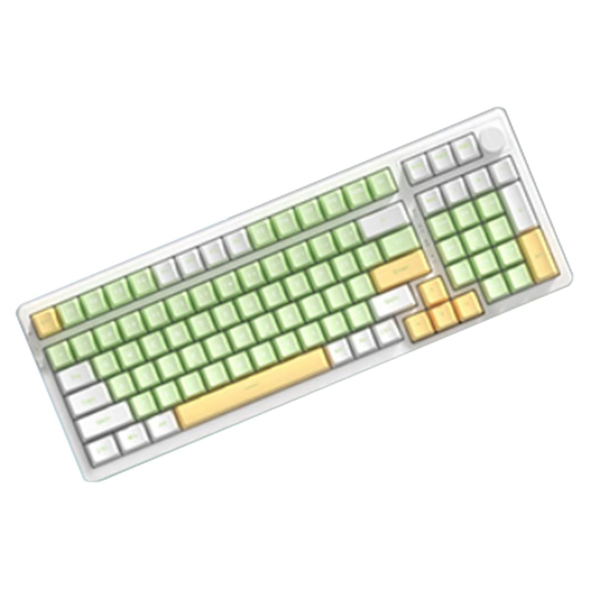 AJAZZ  AK992 Gasket Tri-mode Wireless Keyboard Backlit Mechanical Keyboard Gaming Keyboard with All Switches Customized Hot-Swappable BT Mode Wired Mode 2.4GHz Wireless Mode
