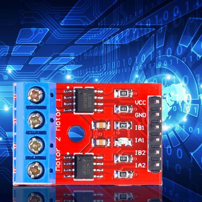 Two-Way Motor Drive Board H-Bridge  Ompatible With L9110 Motor Drive Module-red
