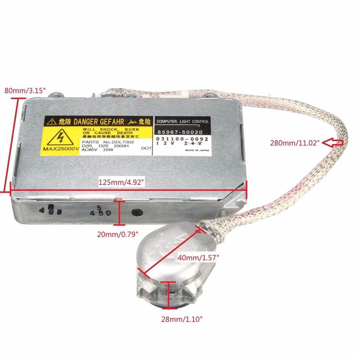NEW LEXUS D2S D2R HID XENON BALLAST FOR DENSO OEM XENON UNIT DDLT002 ( Toyota )