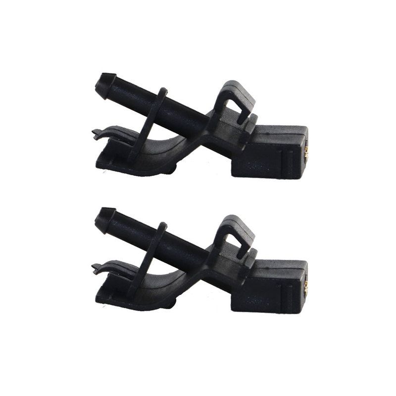Lave-glace Avant Noir Pour Pare-brise, Buse De Jet, Accessoires De Voiture Pour Toyota Corolla Altis Camry Auris Highlander 2007 - 10, 2 Pièces Black