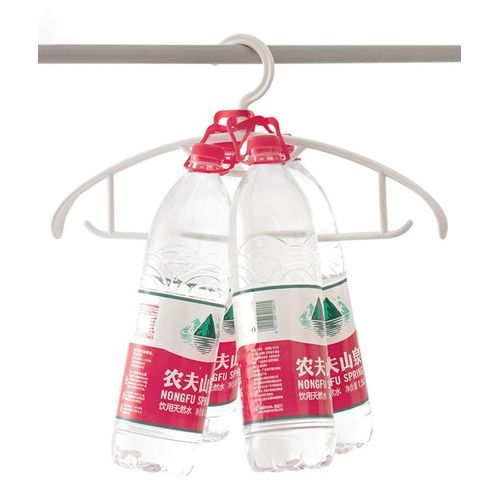White Plastic Traceless Clothes Hangers: Bedroom Slacks Hang