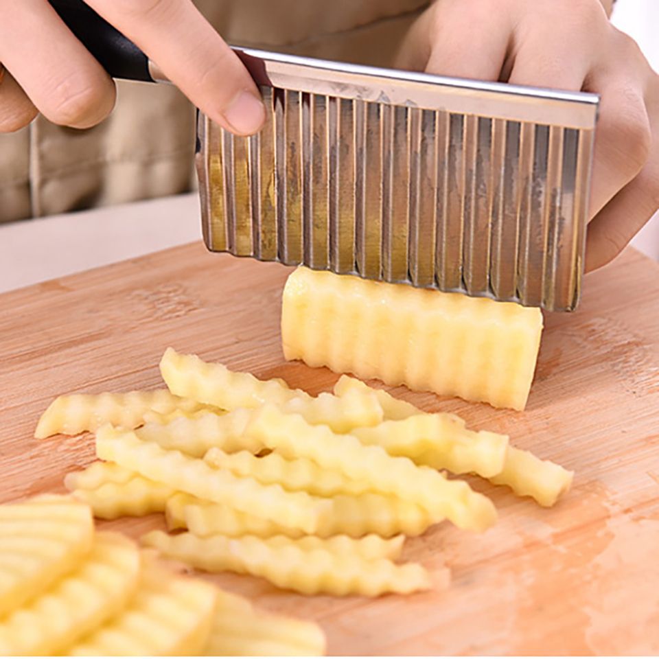 Potato Slicer Cutter Wrinkled French Fries Salad