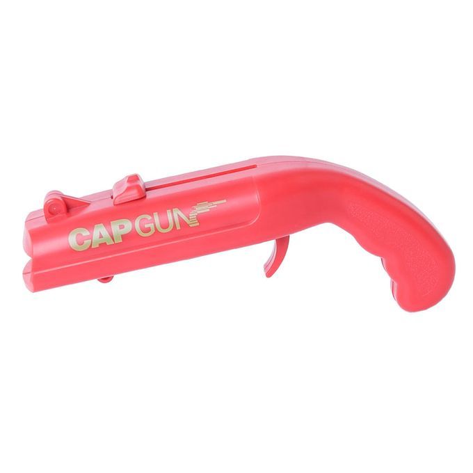 Firing Flying Cap Launcher Wine  Bottle Opener Gift Red Bar Red