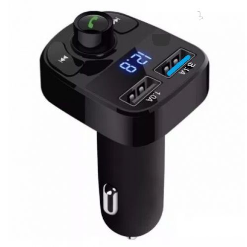 BLUETOOTH FM TRANSMITTER & CAR CHARGER