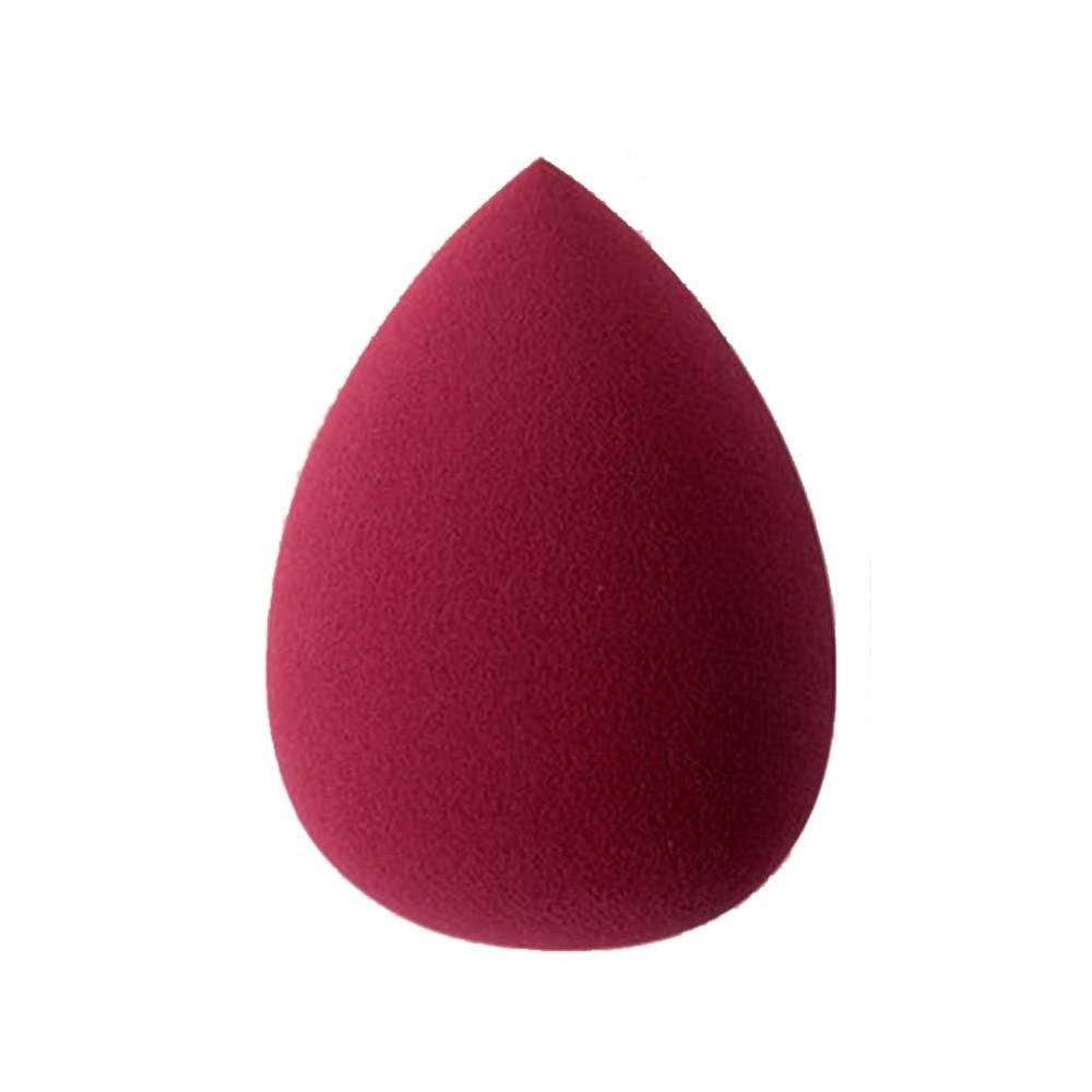 1pcs Water Drop Makeup Sponge Professional Cosmetic Puff For Foundation Concealer Cream Women Girls Beauty Make Up Sponge Dark Red