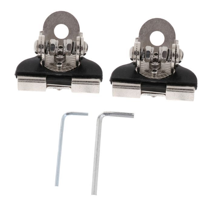 2X Metal Car 4X4 4WD A Pillar Hood Mount Bracket Clamp Holder For LED