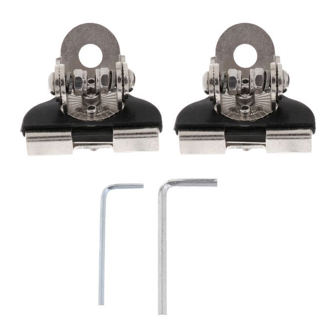 2X Metal Car 4X4 4WD A Pillar Hood Mount Bracket Clamp Holder For LED