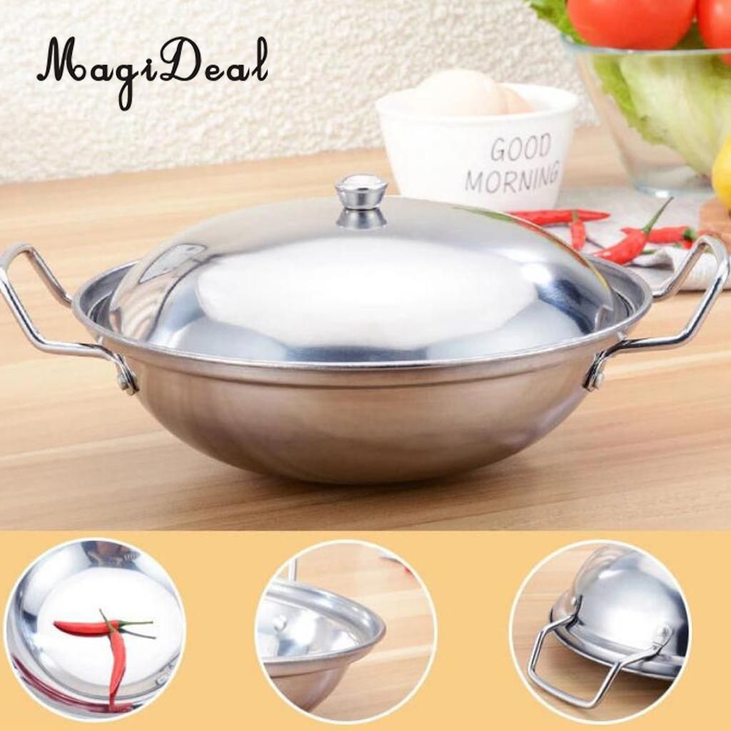 Stainless Steel Pot Outdoor Camping Cookware Cooking Picnic