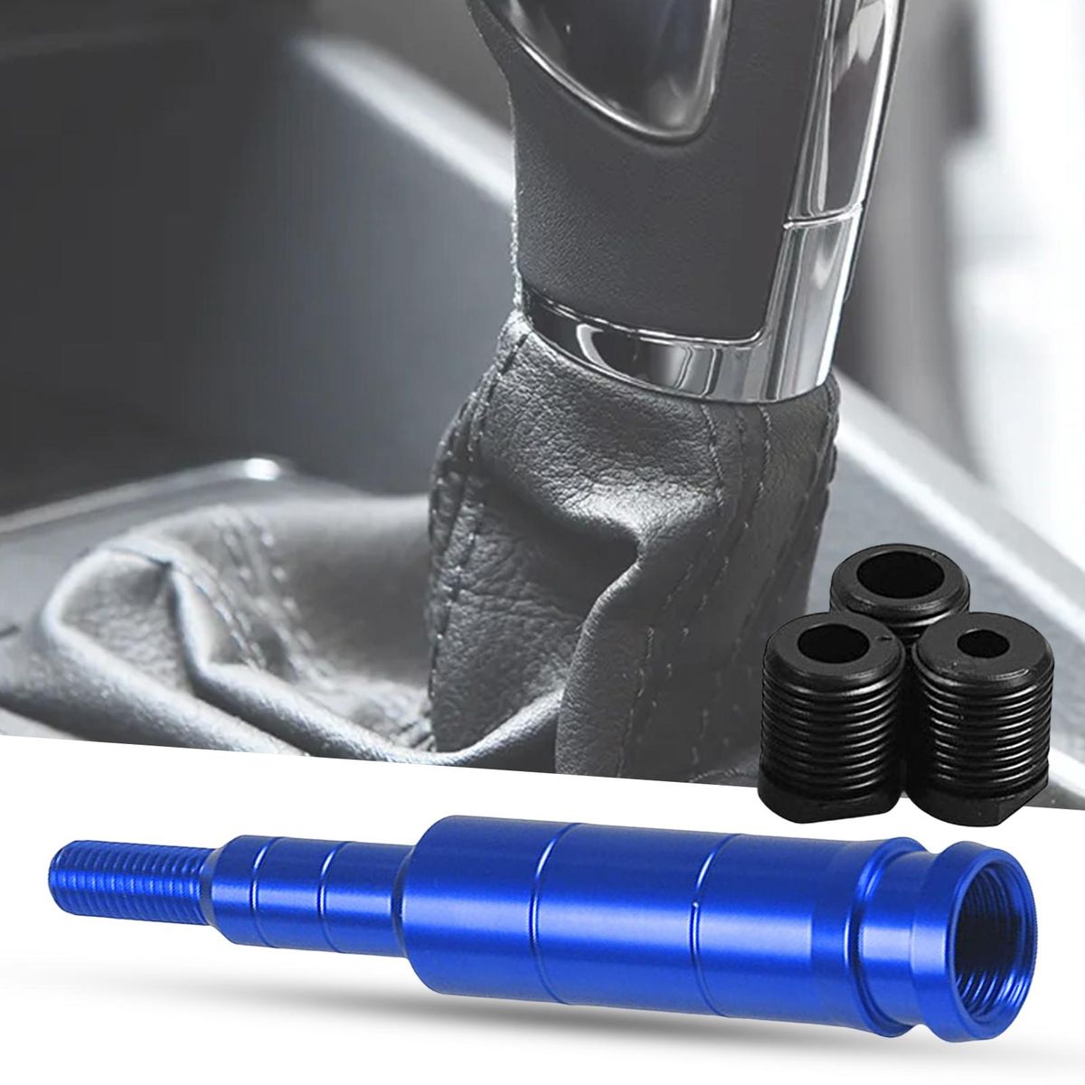 Gear Extension Rod Gear Extension Car Handle Extender Rod Blue