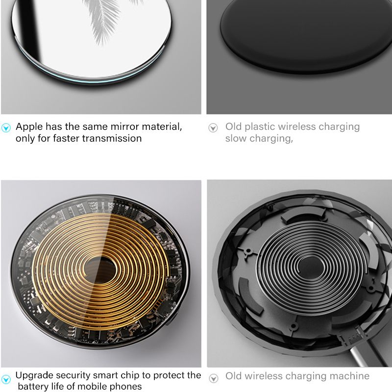 20w Fast Wireless Charger For Samsung Galaxy S10 S9 Note 10