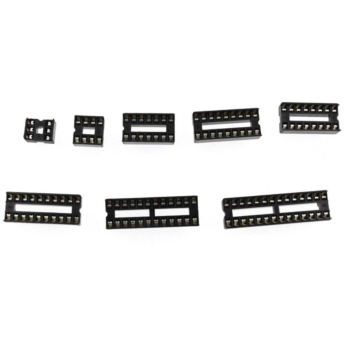 66PCS I C Block Chip Holder DIP Sockets Adaptor 6P 8P 14P