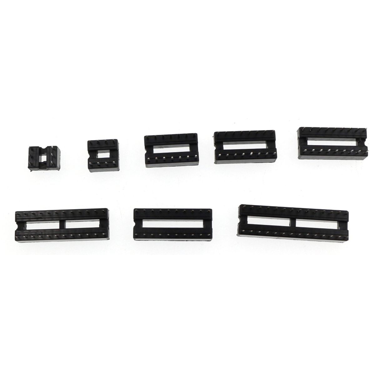 66PCS I C Block Chip Holder DIP Sockets Adaptor 6P 8P 14P