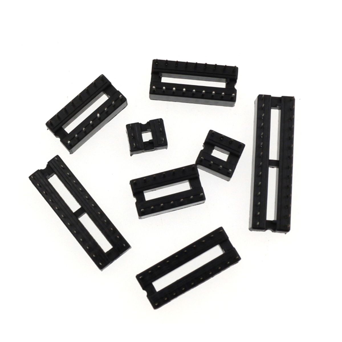 66PCS I C Block Chip Holder DIP Sockets Adaptor 6P 8P 14P
