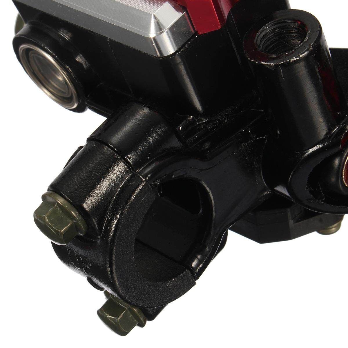 Universal Motorcycle 7/8 Brake Master Cylinder Clutch Lever Red Red (red)